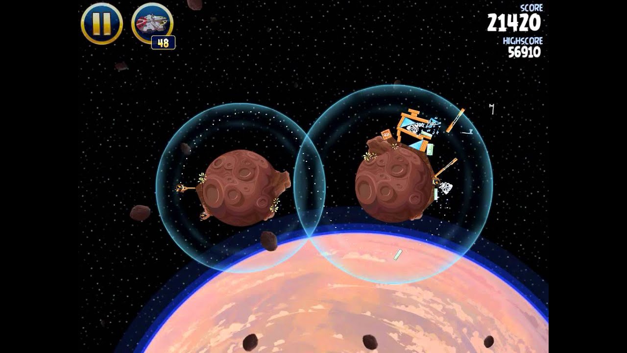 Angry Birds Star Wars Tatooine 1-33 One Bird 3 Star Solution