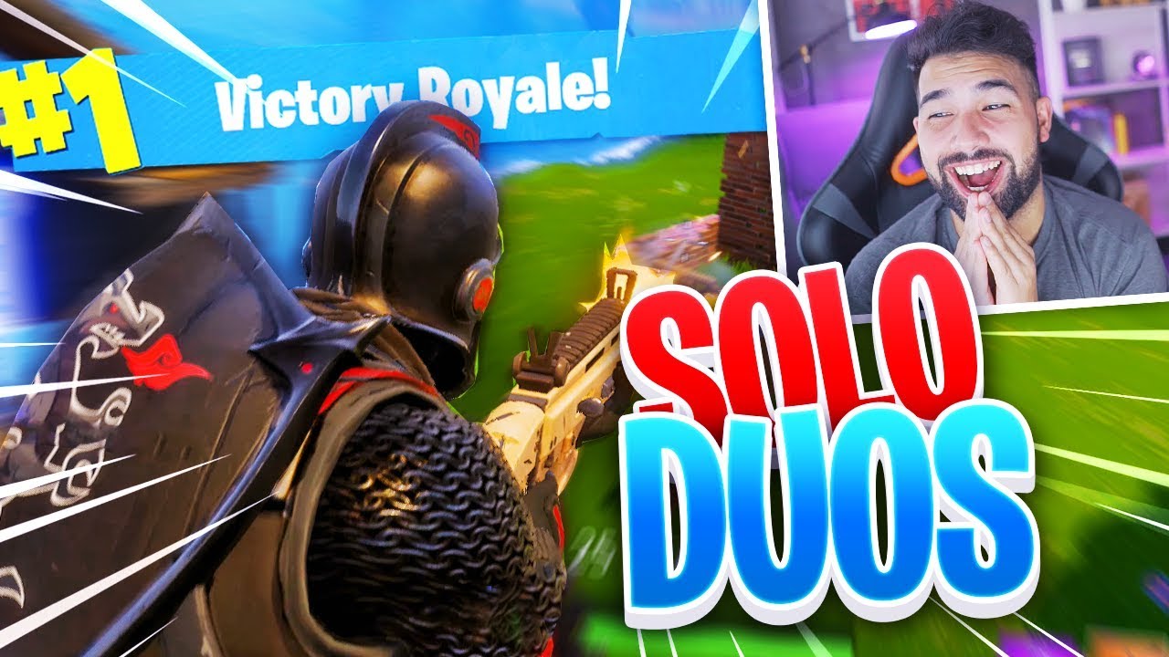 MY FIRST SOLO in DUOS WIN..!! Fortnite: Battle Royale - YouTube