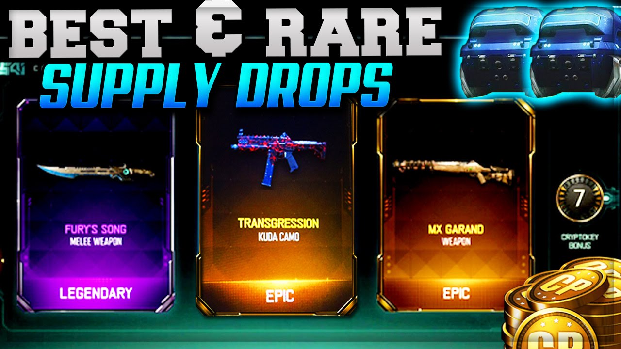 INSANE BLACK OPS 3 SUPPLY DROP OPENING!! COD BO3 RARE WEAPONS (CALL OF
