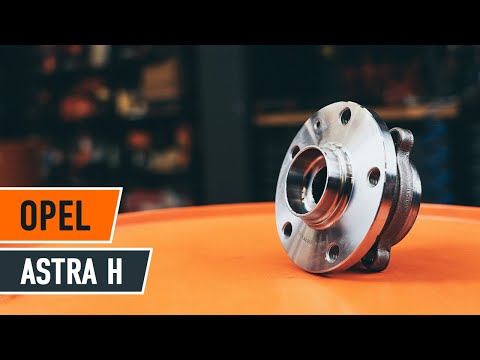 How to change a Rear wheel bearing on OPEL ASTRA H TUTORIAL | AUTODOC