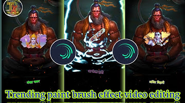 Trending Paint Brush status effect video editing in Alight motion ✨/Alight motion editing
