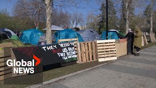Gaza protests: ProPalestinian encampment set up at University of Calgary