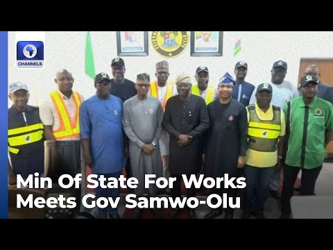 Infrastructure Development: Minister Of State For Works Meets Gov Samwo Olu