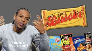 G Perico Tries Spicy Fried Chicken Oreos and Other Weird Snacks | It's Bussin'