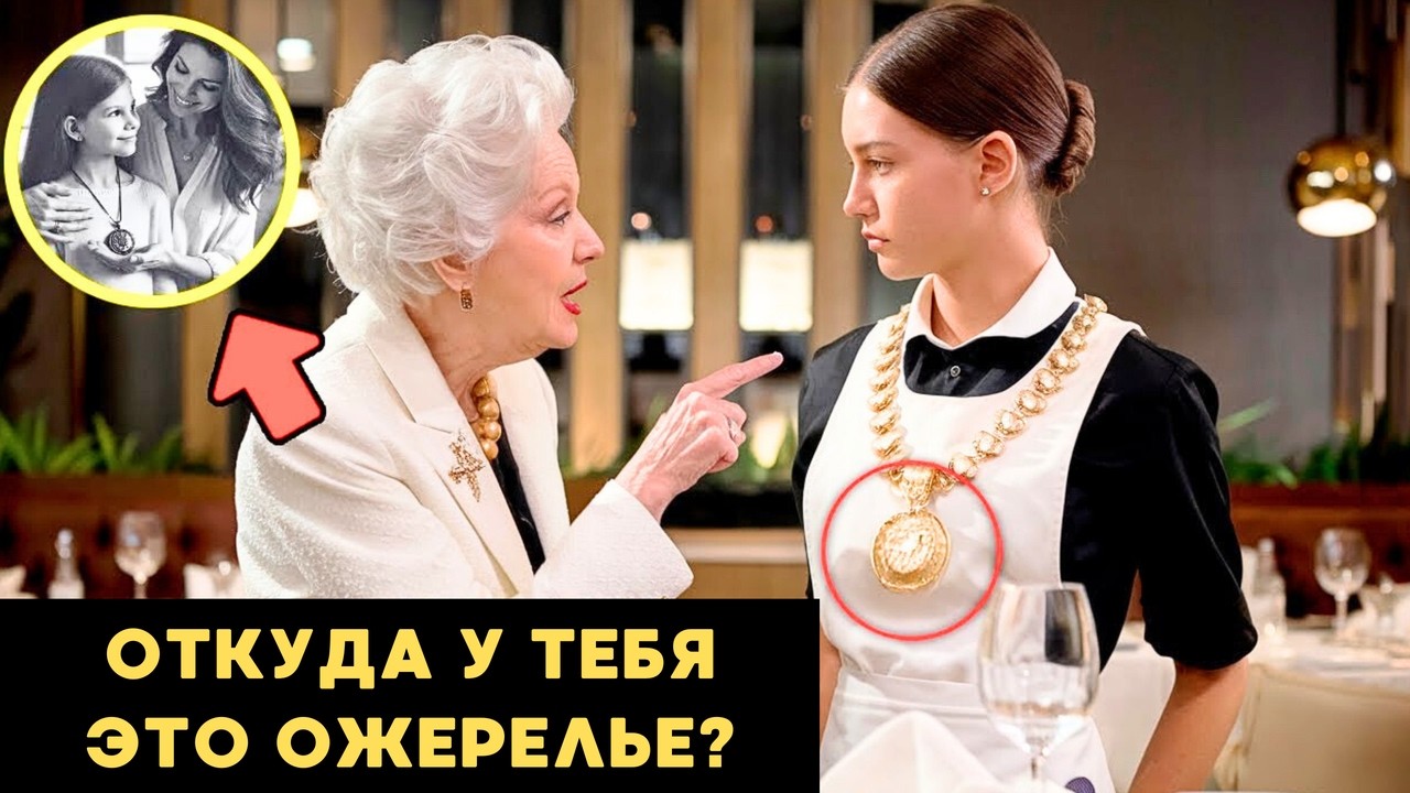 Outline Video БОГАТАЯ СТАРУШКА ЗАМЕРЛА, ЗАМЕТИВ ОЖЕРЕЛЬЕ НА ОФИЦИАНТКЕ, КОТОРАЯ НОСИЛА ЕЁ ПРОПАВШАЯ ДОЧЬ