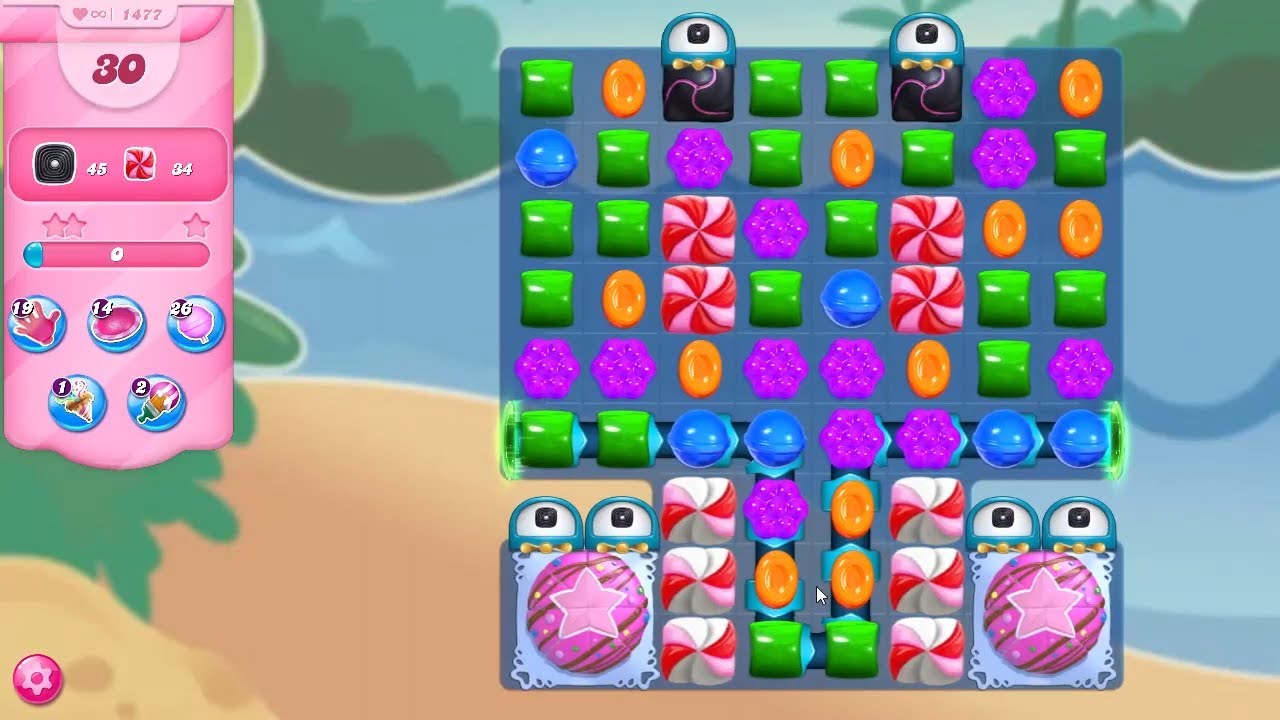 Candy Crush Saga LEVEL 1477 NO BOOSTERS