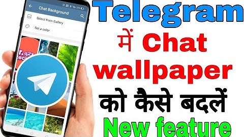Telegram ka chat wallpaper kaise change kare | how to change chat wallpaper on Telegram