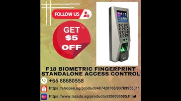 F18 Biometric Fingerprint Standalone Access Control