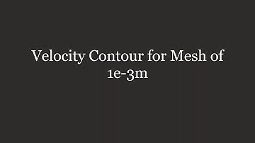 Simulating flow through backward facing step