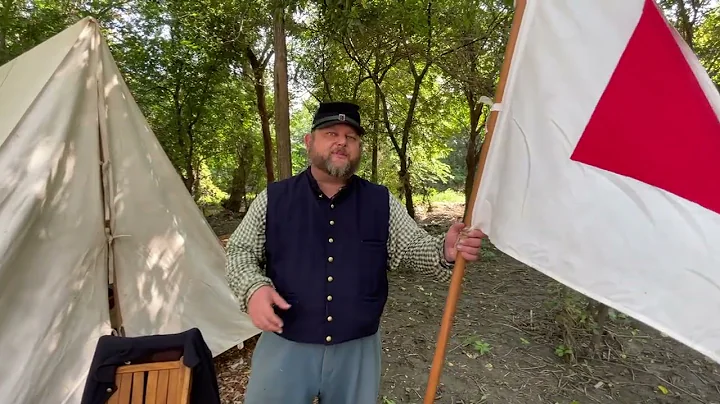 Civil War Signal Cores Wig-Wag Communications at Battle of Gettysburg