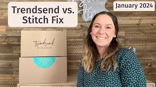 Trendsend vs. Stitch Fix | A clothing subscription comparison | Unboxing & TryOn