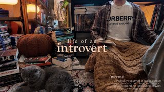 life of an introvert | chill days, long walks, cleaning 🪶🕯️✨