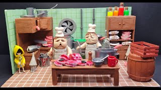 LITTLE NIGHTMARES | Twin Chefs and the Six with Clay | Diorama Kitchen