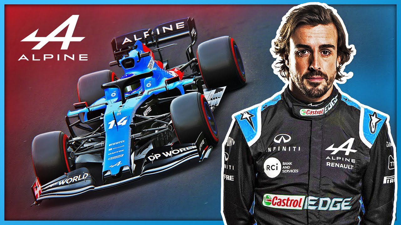 F1 2021 NEW ALPINE A521 LIVERY GAMEPLAY (Fernando Alonso Mod) - YouTube