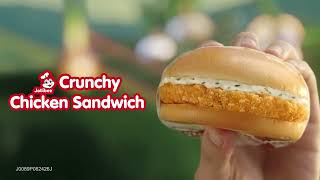 Jollibee Crunchy Chicken Sandwich Creamy Ranch