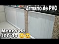 Armário de  pia em PVC fácil e barato- Faça você mesmo- Gastando pouco