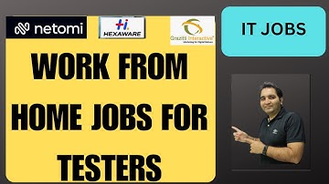 WFH Testing Jobs | Manual Testing| QA Jobs| Rd Automation Learning