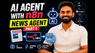 Build Your First AI Agent with n8n (No Coding) 🤖 | Abbyshek Sharma screenshot 4