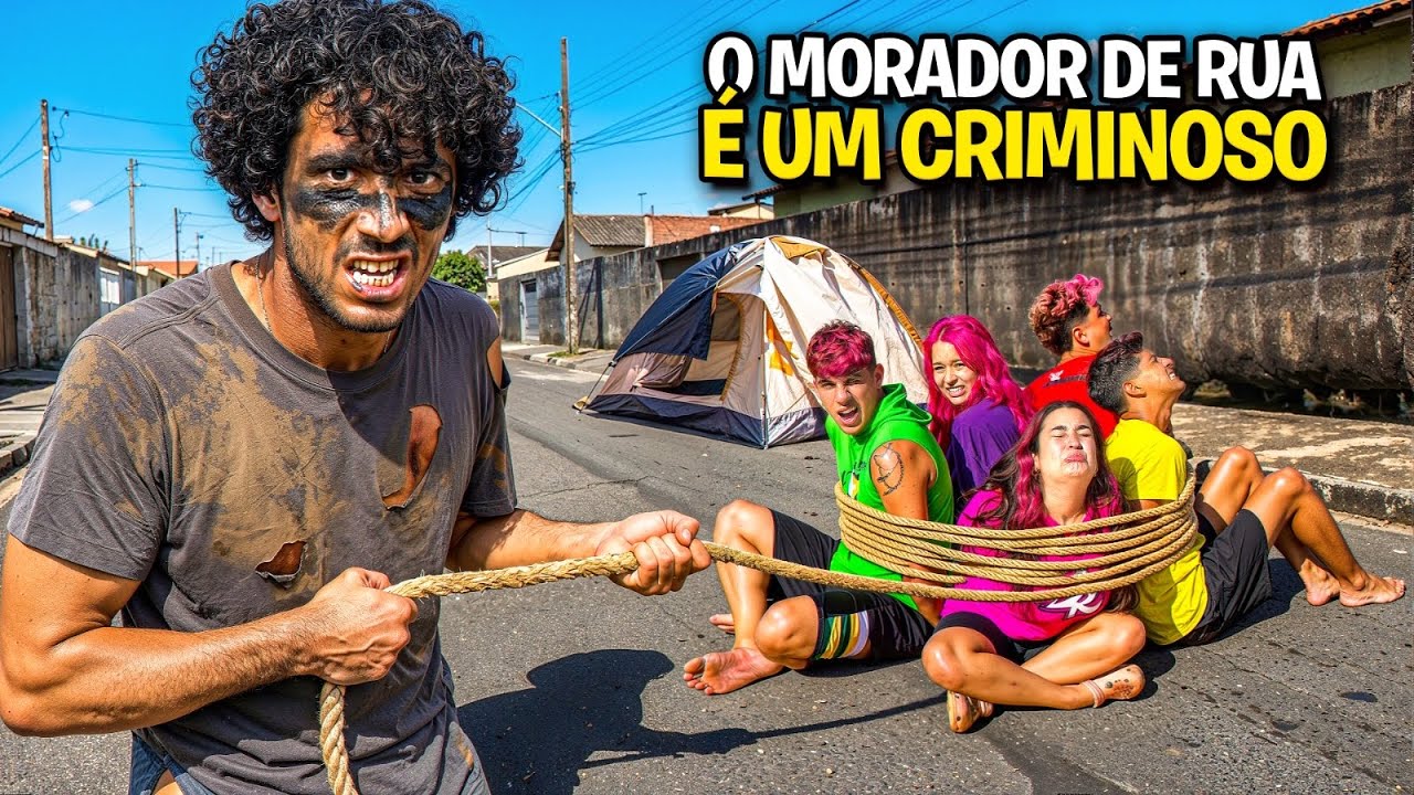 O MORADOR DE RUA É UM CRIMINOSO *Ele capturou a gente ?