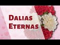 Dalias eternas de listón