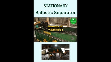 Stationary Ballistic Separator – Efficient Waste Separation Technology!
