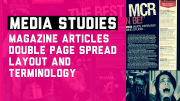 Magazine Articles Terminology - A-Level Media Studies BTEC Media Production
