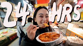 Eating the BEST KOREAN STREET FOOD in SEOUL