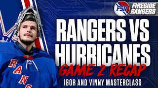 RANGERS WIN GAME 2 IN 2OT! | Trocheck Clutch | Igor the Savior | Rempe benched? | Playoff Discussion