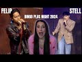 Stell and felip red carpet  full performance  bingo plus night 2024  reaction