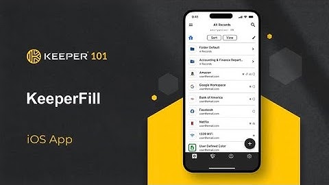 Keeper 101 - How to Set Up and Use KeeperFill on iOS