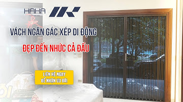 Vách Ngăn Gác Xép Di Động HAKA | CỬA XẾP PHA LÊ Vách Ngăn Di Động Tầng Lửng HAKA
