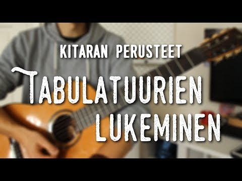 Video: Kuinka Lukea Kitaran Välilehtiä