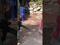 my son pointing ballon with gun #shortsviral #shorts #kidsshorts