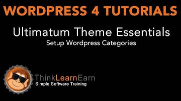 4 Ultimatum Theme Essentials Setup Wordpress Categories Beginner wordpress tutorials 2015