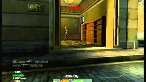 CoD Mw3 Wii Gameplay | TDM on Lockdown with Barrett