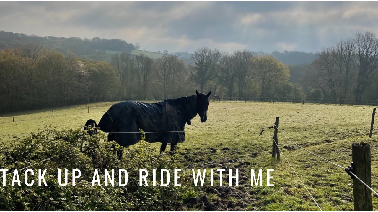 Tack up and ride with me! - YouTube
