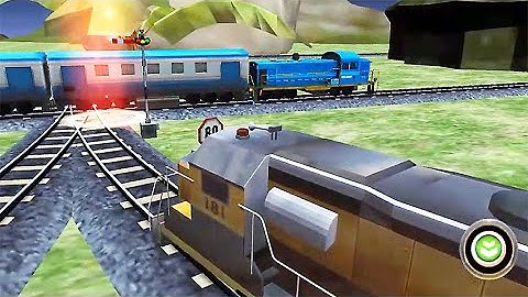 Train Simulator - Free Games - Level 10 Fail Crash Because Cannot Stop Bug