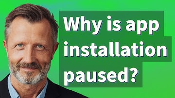 Why is app installation paused?