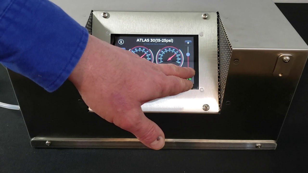 ATL-30 Ozone Generator's New LCD Display - YouTube