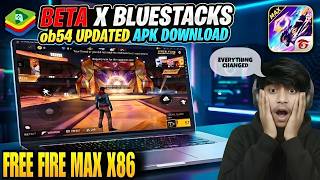 DOWNLOAD FREE FIRE BETA X BLUESTACK OB54 APK | 240+ FPS screenshot 5