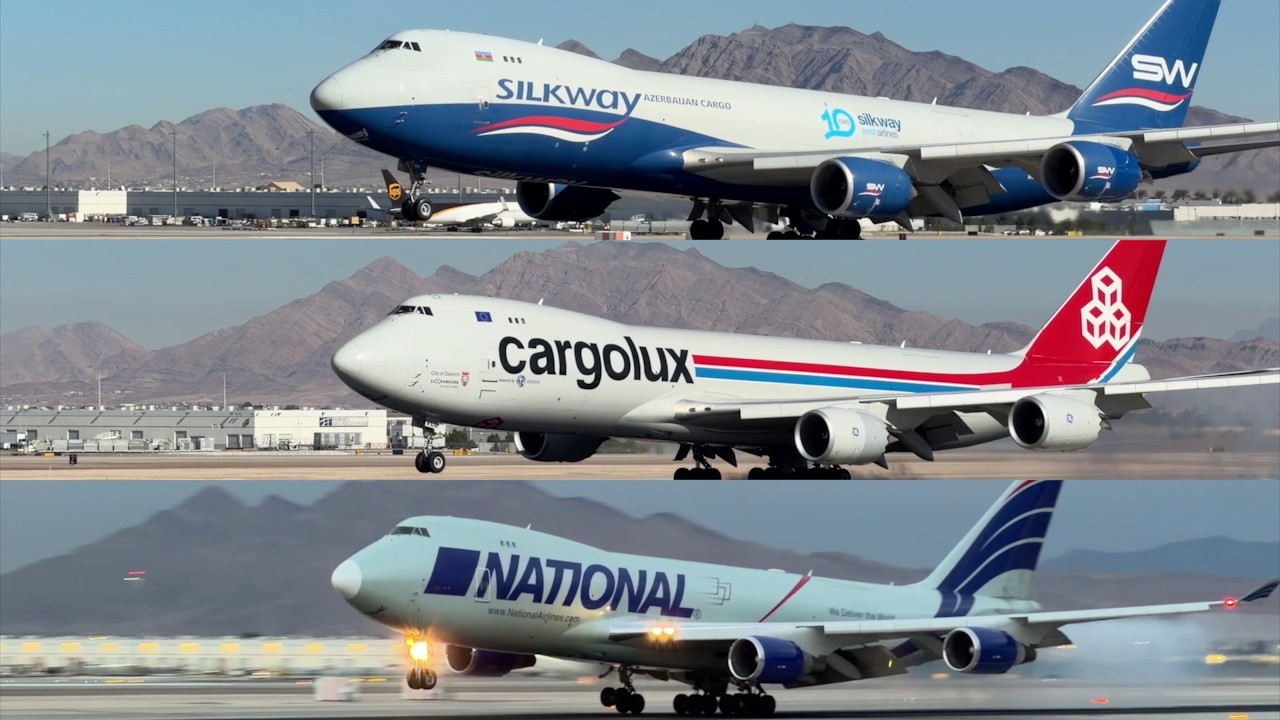 November 2025 | Las Vegas (LAS) Heavy Aircraft Planespotting Compilation