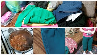 картинка: НАВОЖУ ПОРЯДОК В ТКАНЯХ🙈, СОРТИРУЮ // ЧЕМ ЗАНИМАЛАСЬ РАНЬШЕ // СШИЛА ШТАНЫ И ШАПКУ АНГЕЛИНЕ 🔥