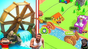 SHINCHAN & FRANKLIN NOOB VS PRO VS HACKER IN WATER POWER WITH CHOP | DREAM SQUAD OP