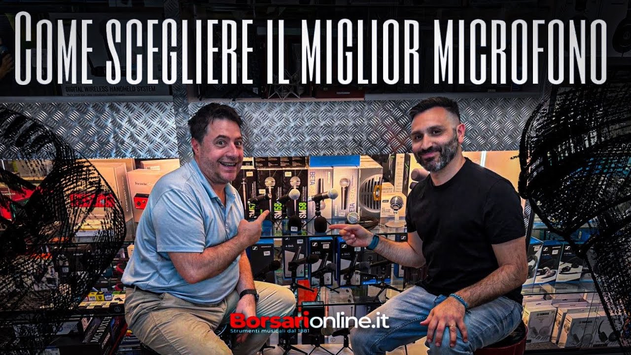 Il miglior microfono, dinamico o a condensatore? Come riconoscere quello giusto per voi.