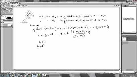 irodov problem 1.61 solution: two blocks on a slope
