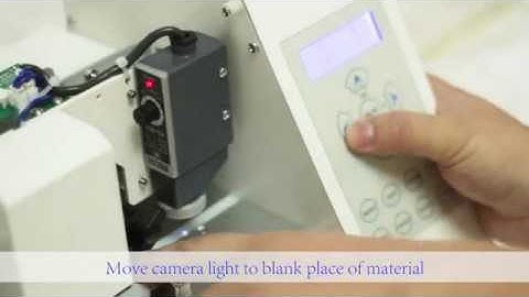 Tutorial-3 TOYOCUT label cutter preparation before cutting