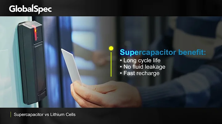 Supercapacitor vs Lithium Cells: More power, less energy?