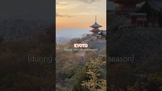 KYOTO JAPAN DURING CHERRY BLOSSOM SEASON 🌸 #shorts #kyoto #japan