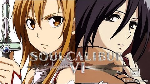 SOULCALIBUR 6 Asuna(SAO) vs. Mikasa(AOT)