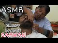 Asmr head massage with back massage relaxation and neck cracking by indianbarber sarwan